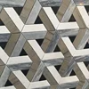 Water Jet Mosaic Tile Floor Pattern Design Flower Waterjet Marble Tiles