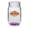 Wholesale Logo Printed Mason Jars Drinking Glasses Bulk 16oz storage Glass Jar Colored Custom Mason Jar