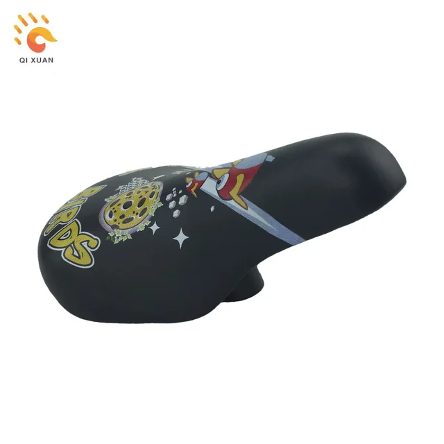 oem factory bike parts comfortable spring leather kid bike saddle