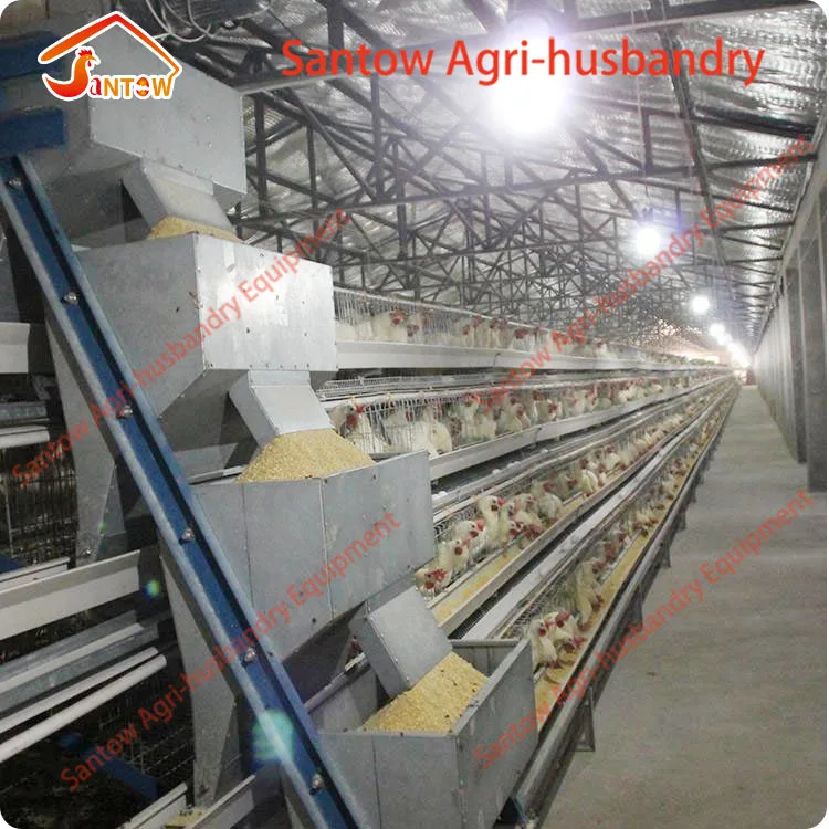 Poultry egg layer cage automatic chicken cage system full wire mesh galvanized chicken battery cage