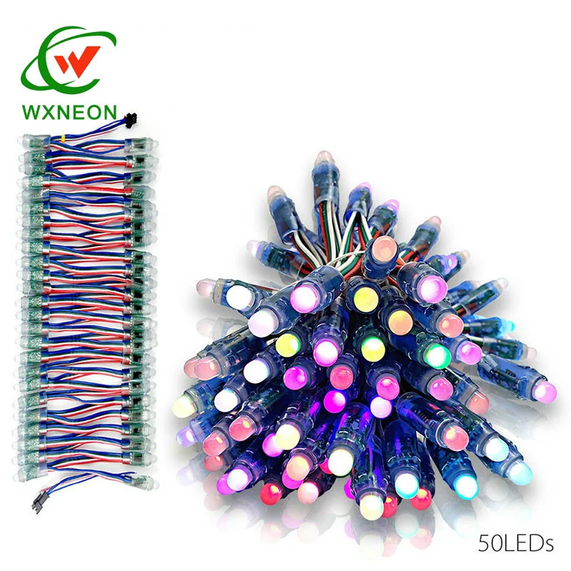 RGB Led pixel light LED string 12mm Full Color RGB LED Pixel module Light With IC DMX512