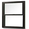 HOTIAN hot sale customized American style PVC double hung windows good quality with china factory