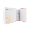 Best selling wenzhou large 3 inch 4 color printing presentation box file folder logo with d-ring