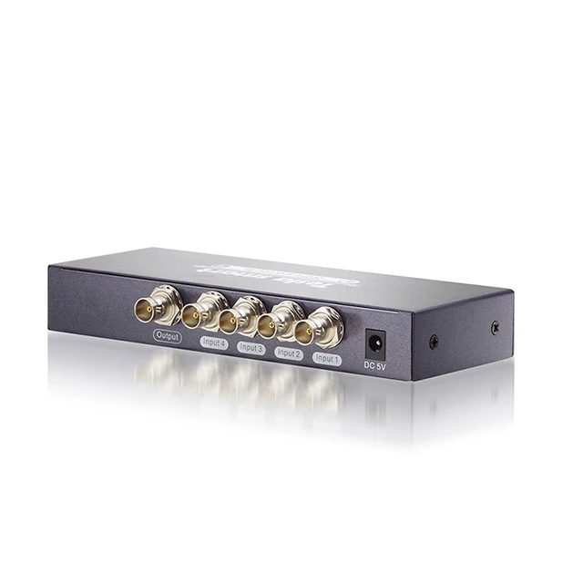 Home Audio Video Product Sdi Switch 4 Input 1output Sdi Switcher 4x1 ...