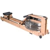 Quality wood dual track water rowing machine