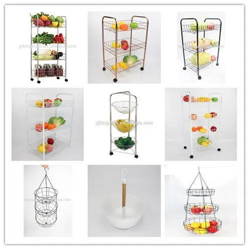vegetable and fruit shelf