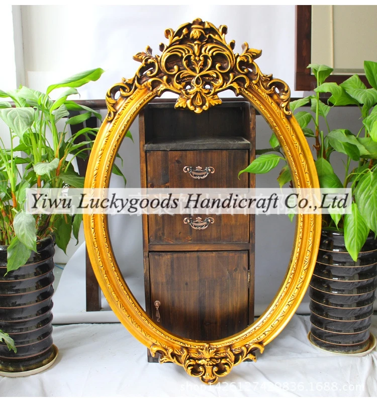Ldj652 Ldj653 Luckygoods Wholesale Preserved Antique Gold Mirror Frame View Mirror Frame Luckygoods Product Details From Yiwu Luckygoods Handicraft Co Ltd On Alibaba Com