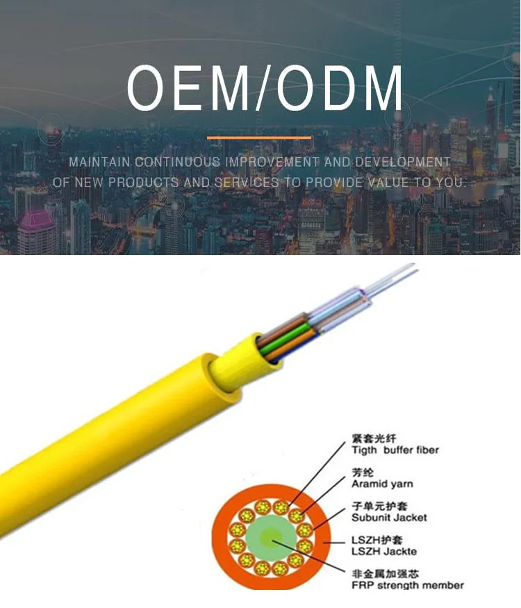 High Strength Indoor Gjbfjv 96 Fiber Optic Cable Color Code Buy 96