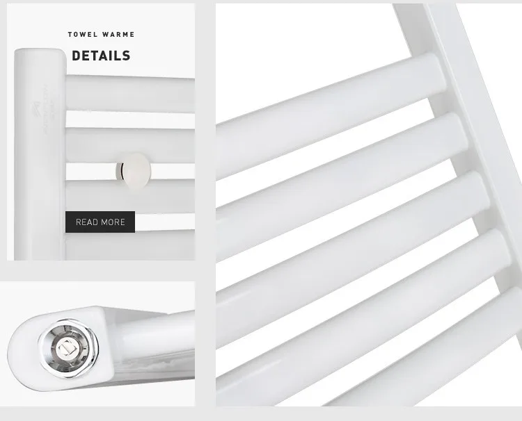 Avonflow-calentador De Toallas,Estante De Secado Clásico,Tubo Curvo