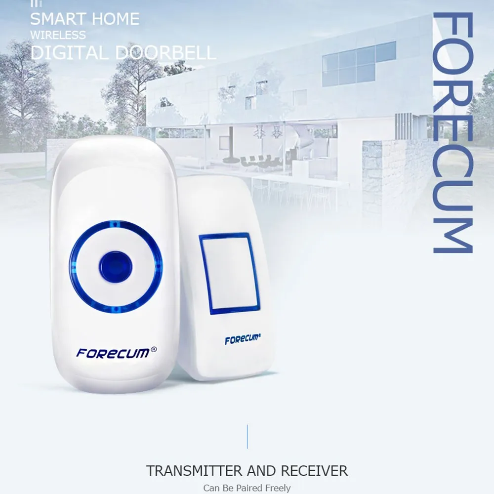 Digital Industrial Doorbell Wireless,Electronic Ring Bell Wireless