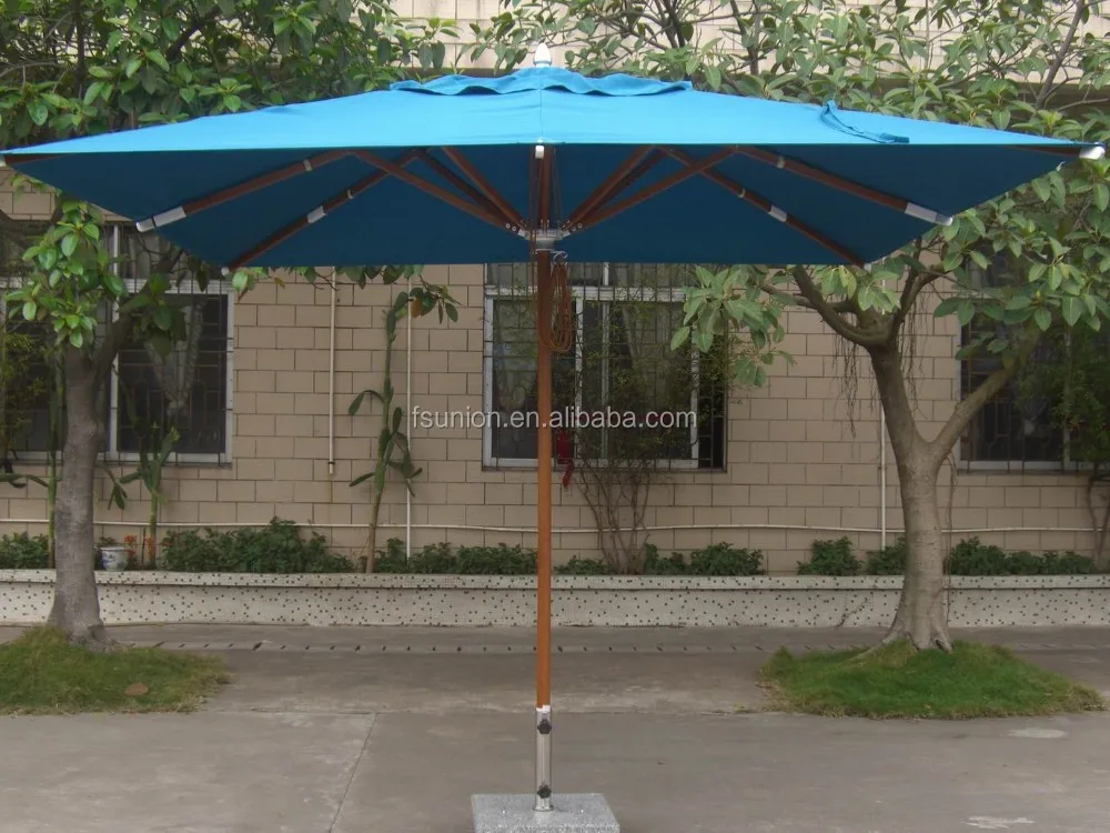 3x3m Big Size Elegant Timber Wooden Patio/parasol/umbrella Central