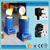 1500w Mini Electric Metal Casting Machinery with 1200C/2192F
