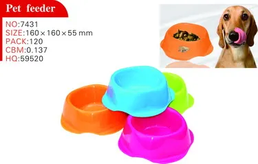 haixing factory direct Portable Puppy Dog Bowl Pet Slow Feeding Bowl with Hook Environment-friendly Pet Water Feeder dog bowl