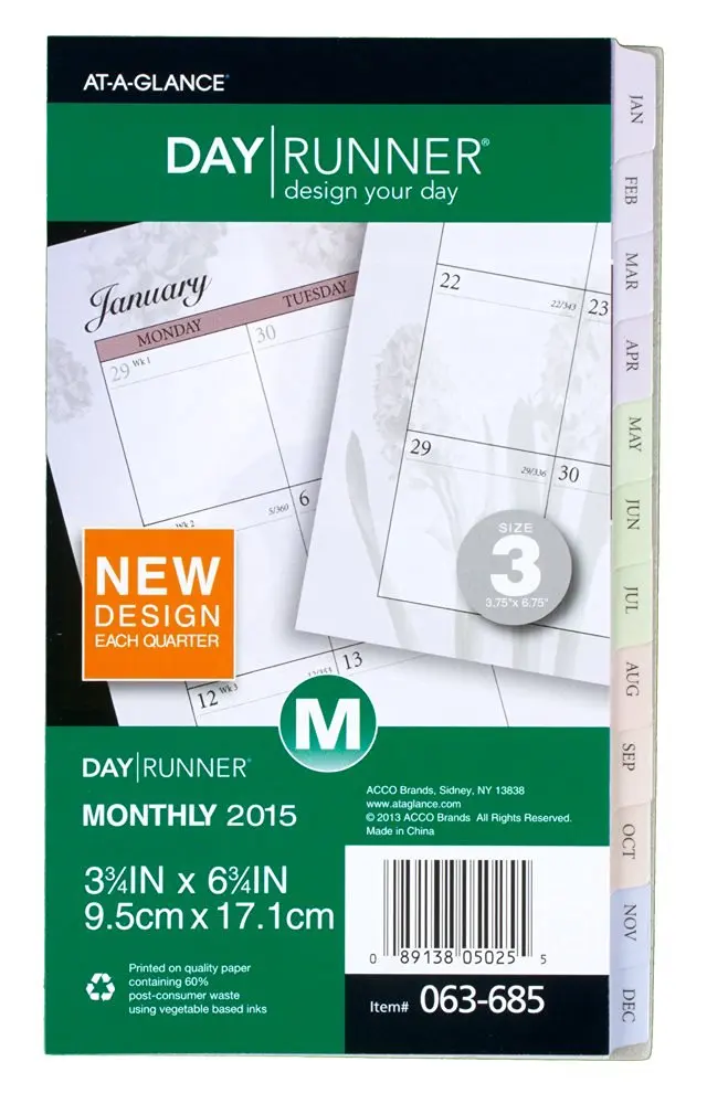 day runner pocket planner plus