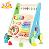 Wholesale wooden baby push walker multi-function wooden baby push walker for sale W08J001