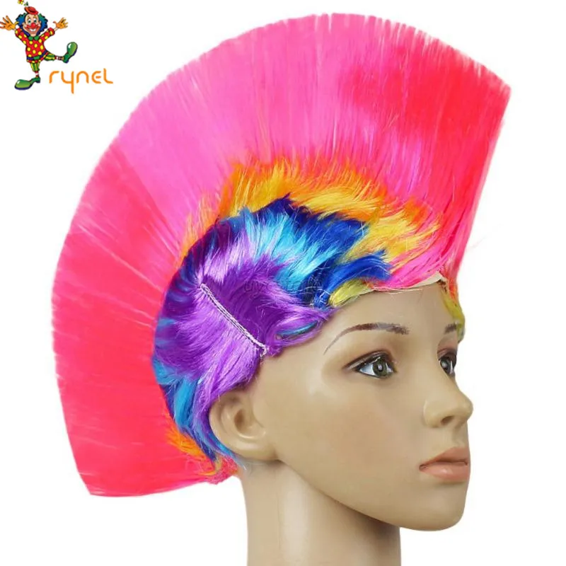 Halloween Party Wig Masquerade Punk Mohawk Mohican ...