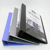 Factory Stock PVC 3 Ring Binder Worldwide 1.5 Inch View Binder with 2 Pockets File Folders