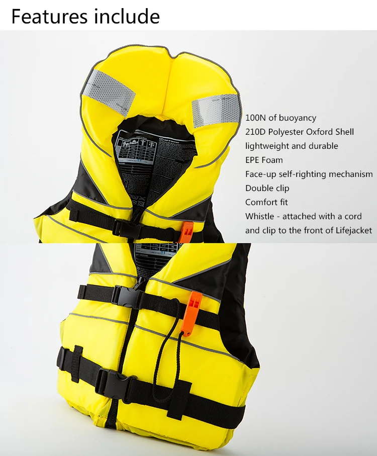 Best Bright Color Canoe Type 1 Floating Life Jacket With Whitstle Buy