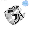 Alibaba Wholesale European Style Stainless Steel Men Spider Ring