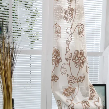 Gratis Monster Aangeboden Land Stijl Geborduurde Woonkamer Gordijnen ... Gratis Monster Aangeboden Land Stijl Geborduurde Woonkamer Gordijnen ...