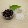 Stock wholesale 3.5 grams 100ml pet plastic jar for weed packaging with ring pull lid