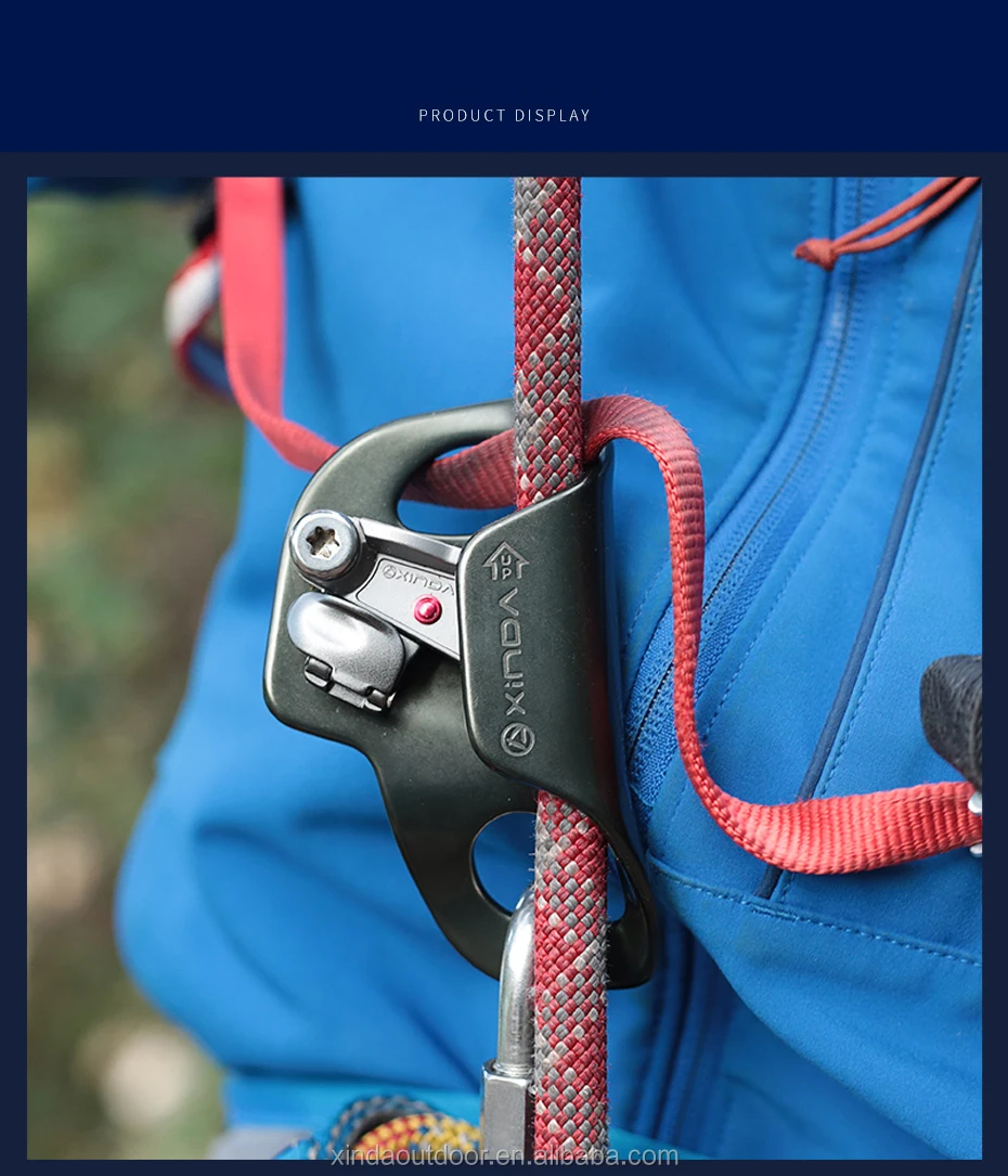 Xinda Ce Uiaa Certified Rock Climbing 7075 Aluminum Chest Ascender With