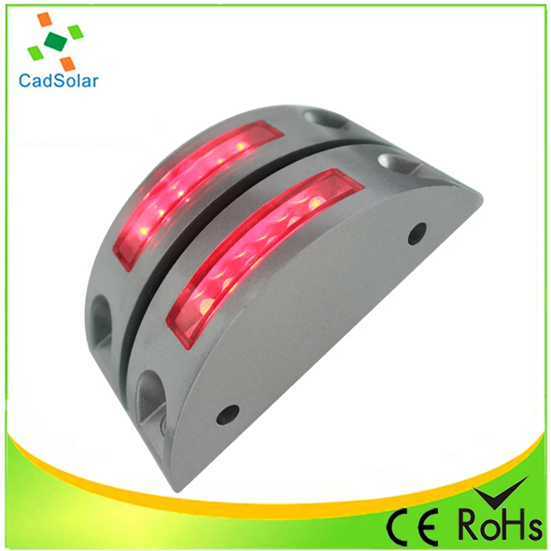 strobe solar road marker light
