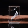 Pure Glass Cube Cube/blocks Gift Engraved Tower Temple Souvenir 3d Laser Engraving Crystal For University Name And Logo