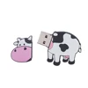 Dairy cow shape PVC USB flash drive pendrive memory stick