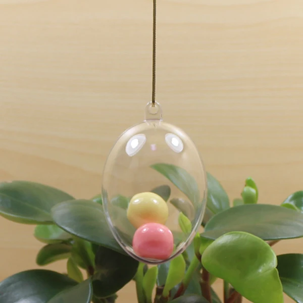 thumbnail image 2 of 1 Piece 6-15cm Clear Plastic Christmas Ball Fillable... 2 of 10