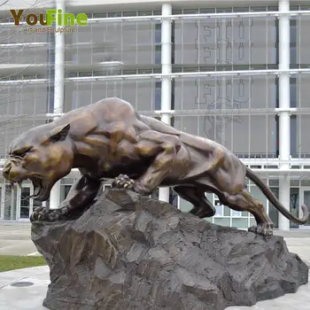 Garden Decorative Bronze Life Size Panther Statue Garden Decorative Bronze Life Size Panther Statue