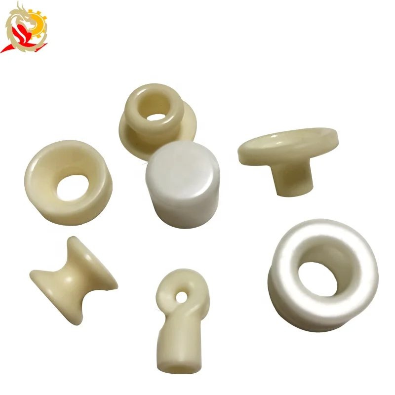 Titanium Oxide Ceramic Eyelets Grooved Ceramic Eyelets Textile Wire Guide Eyelets 10mm Inner