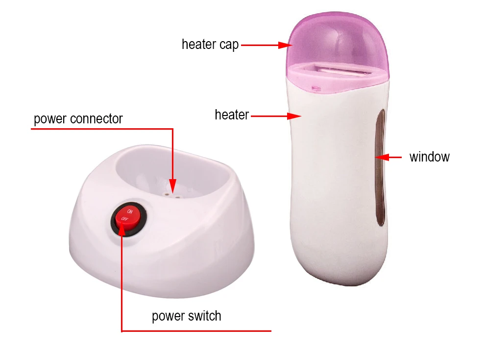 Handheld Roll On Hair Removal Candle Wax Heater For Epilation