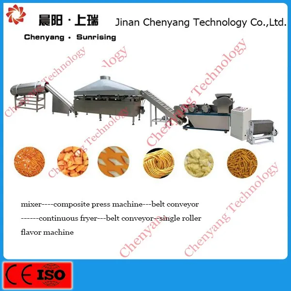 Automatic tortilla chips making machine production line