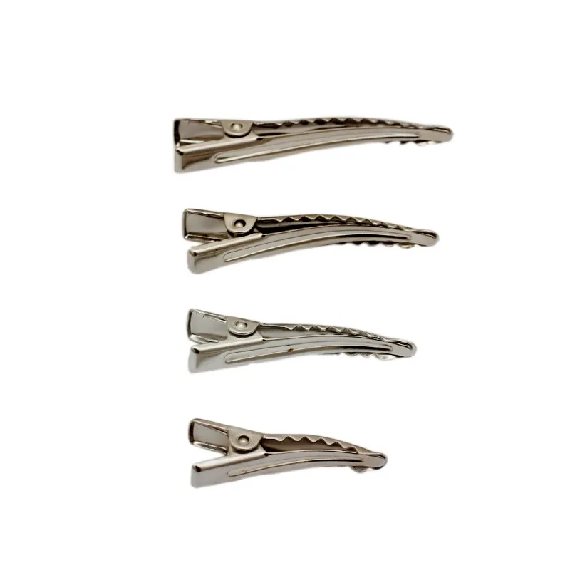 Metal Flat Alligator Prong Hair Clips Bow Crafts Hair Accessories Clips