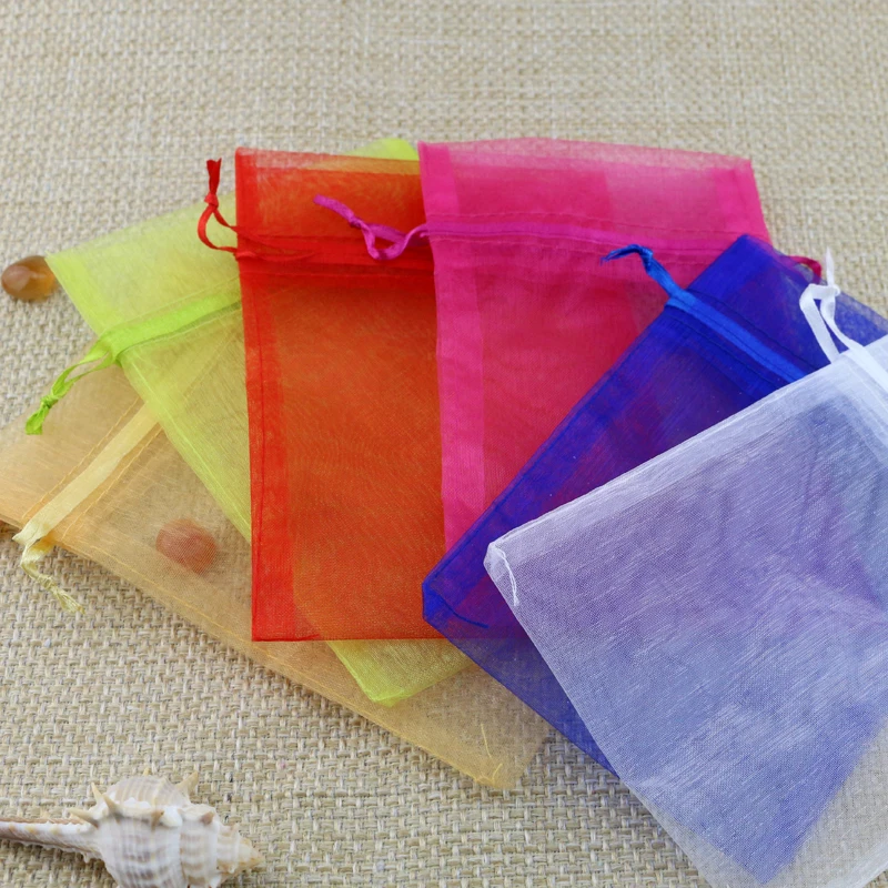 Organza Fabric Gift Bags Wholesale Custom Printing Large Drawstring Bags Yarn Buy Organza