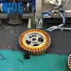 Balance car wheel hub motor external armature insulation wedge inserting machine