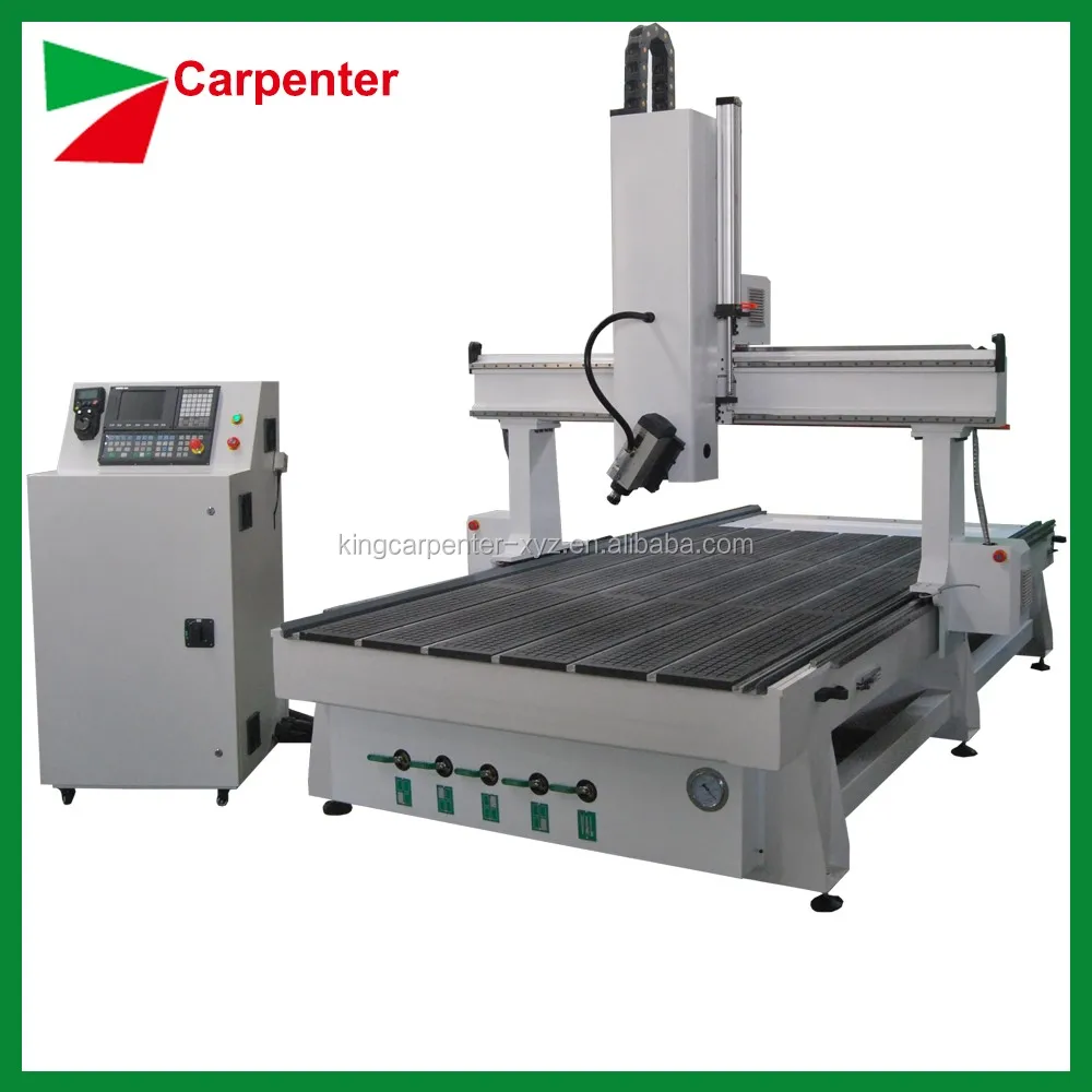 wood cnc router with rotary KC1325RH cnc milling machine 4 axis with the spindle can rotary 180 degree