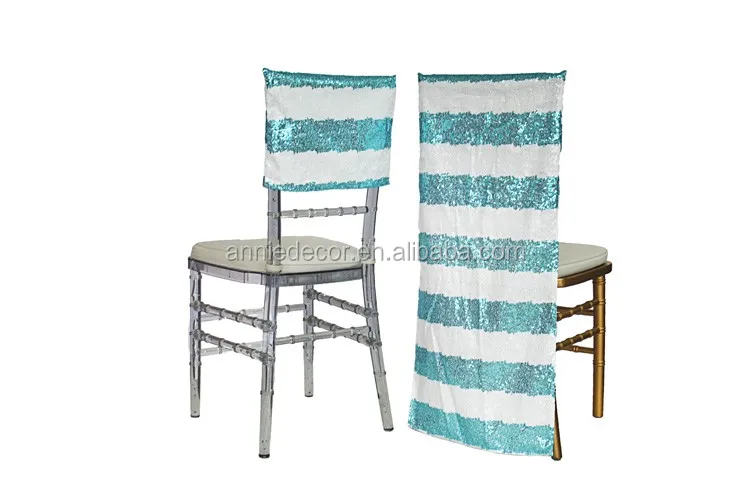 New stripe sequin embroidery table cloth for wedding party event