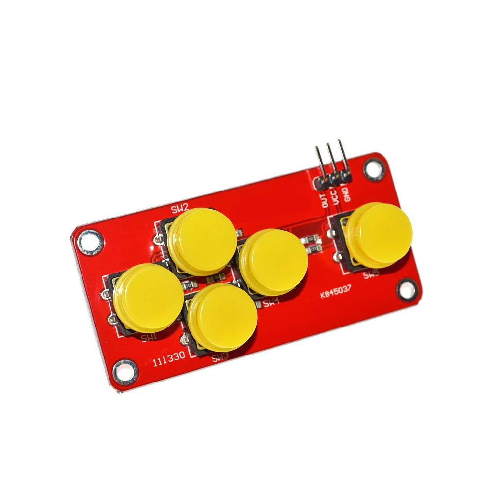 Analog Button Five Key Module for Arduino AD Keyboard Electronic Blocks Simulate