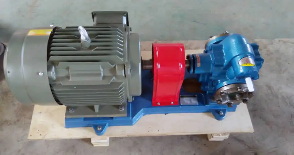 Low pressure electric oil lubricant gear pump