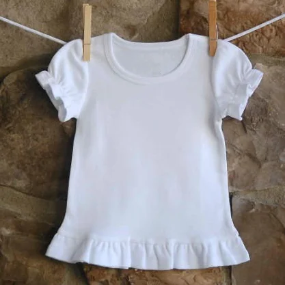 White Baby Tshirt Kids Wholesale - Buy Baby Tshirt,100% Organic Cotton ...