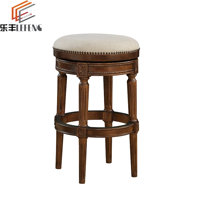 Hot Sell Cheap China Garage Barstool Chair Wooden Swivel Bar Stool