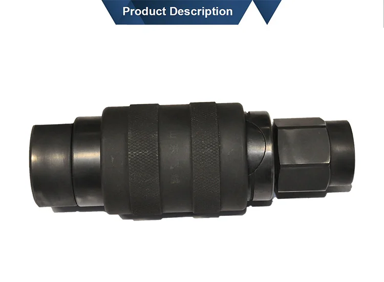 Hydraulic Quick Release Break Coupling Pipe Fitting Stainless Steel