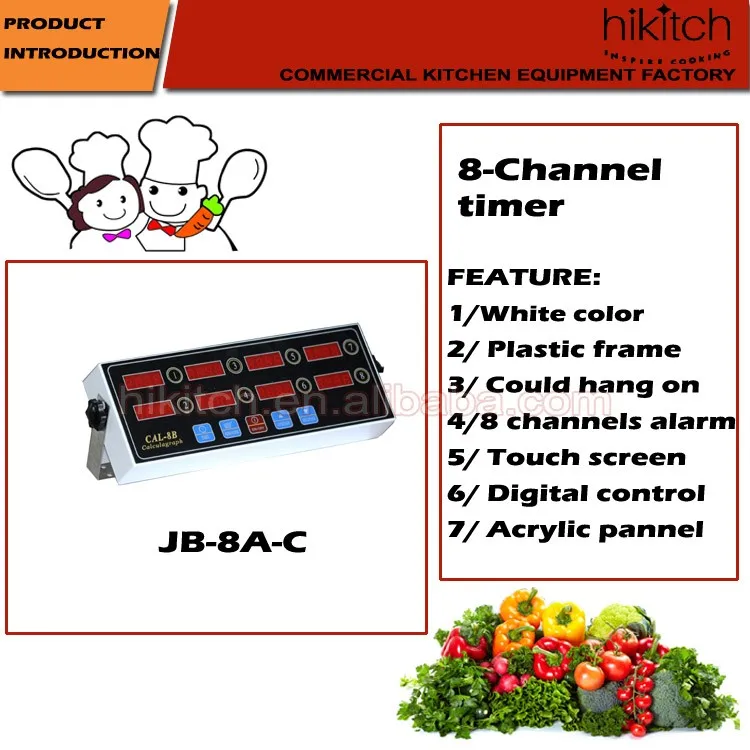 Restaurant Kitchen Timers fast food restaurant timers touch screen 8 channels digital Restaurant Kitchen Timers fast food restaurant timers touch screen 8 channels digital