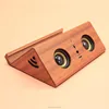 Lovely smail face Portable wooden Wireless Speaker Induction Speaker SE05