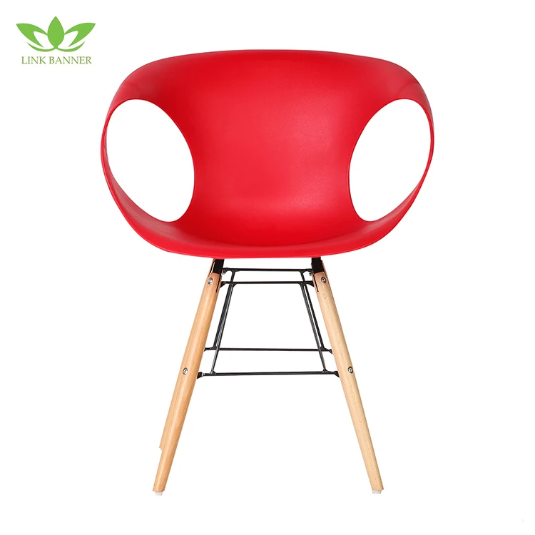 Lk504 3 Living Room Chairs Red Color Wooden Leg Modern Outdoor Living Room Chairs Red Color Wooden Leg