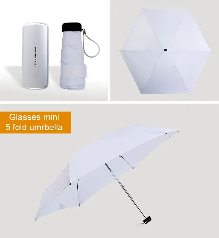 Online Shopping India Mini Pocket Folding Small Size White Umbrella