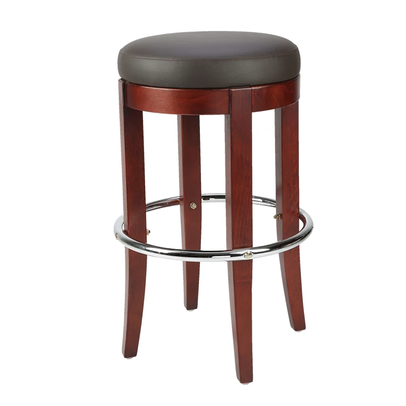 Luxury Modern Steel Leg Risers Fireproof Restaurant Upholstered Bar