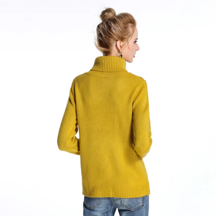 时尚新设计休闲宽松长袖圆领女士套头衫